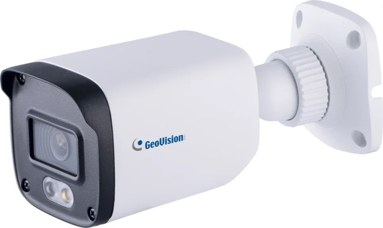 Geovision GV-GBLF2802-3F (125-GBLF282-3F10) AI 2MP H.265 Super Low Lux WDR Pro Full Color Warm LED IR Bullet IP Camera, 3.6mm