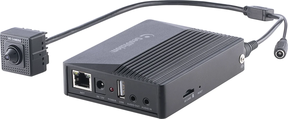 Geovision GV-GPH2800 (110-GPH2800-0010) AI 2MP H.265 Super Low Lux WDR Pro IP Pinhole Camera, 2.8mm