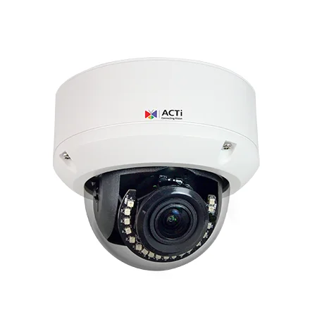 ACTi A810 5MP Deep Learning AI 5x Outdoor Zoom Dome with IR LED 15m