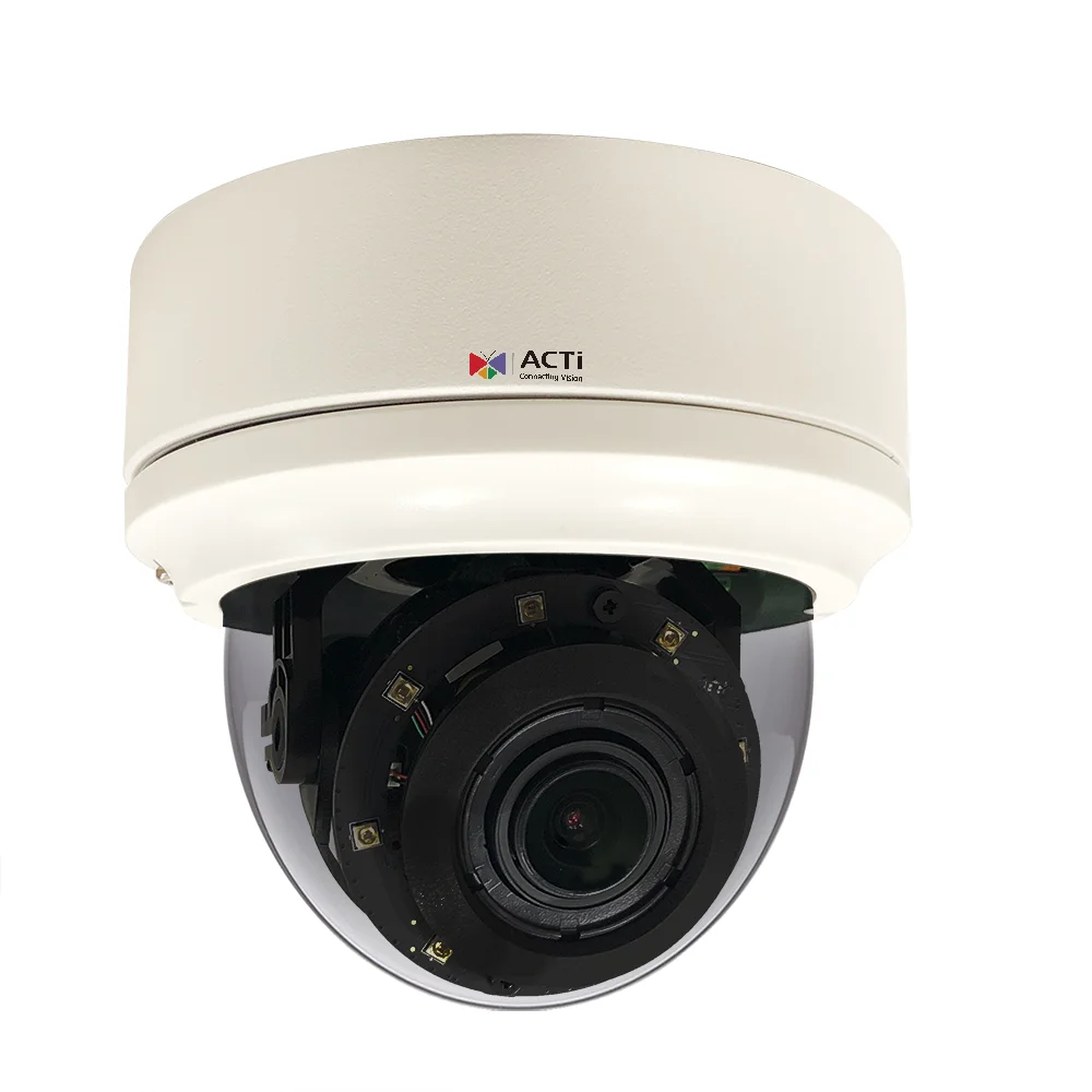 ACTi A826 5MP 4.4x Outdoor Zoom Dome with IR LED 60m, WDR 135dB
