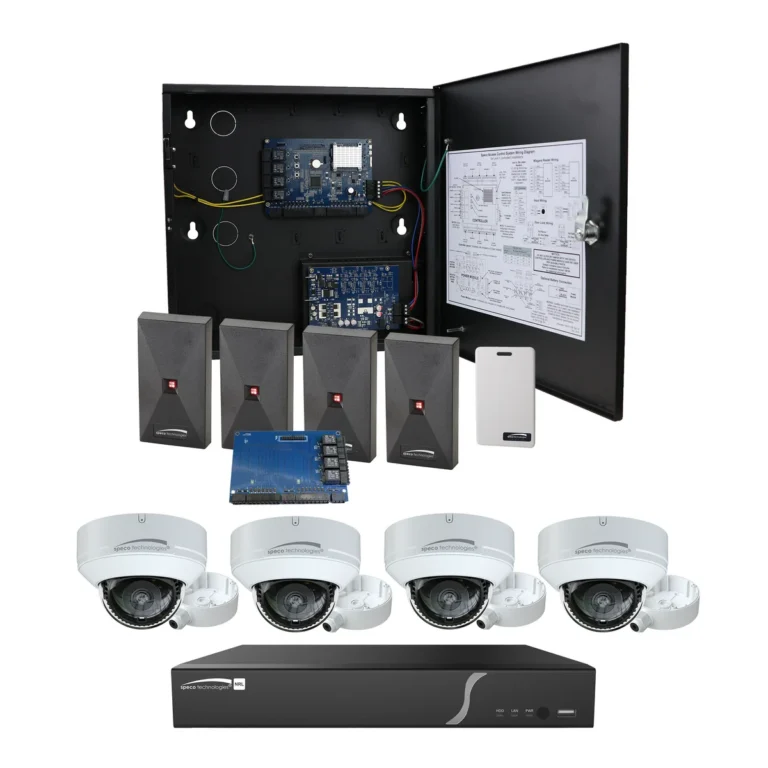 Speco Technologies ACKIT2VIDB 4 Door Access Control System & Video Integrated System-Basic Power