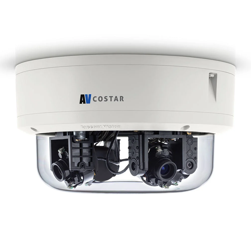 Arecont Vision (now IDIS) AV20576RS 20MP Contera Omni, 4x5MP Sensors, 3.6-6.6mm Motorized Pan/Tilt/Zoom/Focus, WDR, POE+