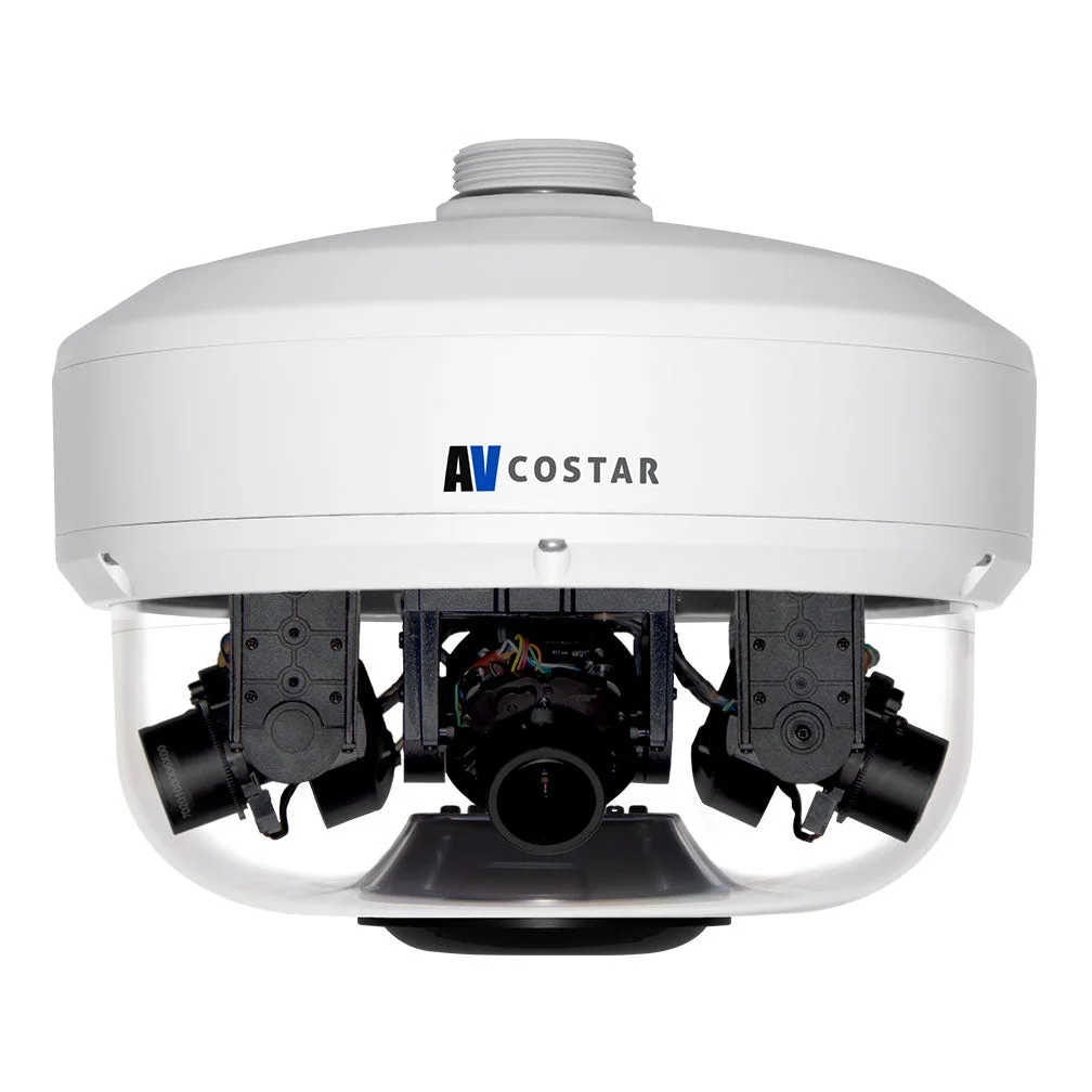 IDIS AV32576RSIR 32MP Contera Omni with IR, 4x8MP Sensors, 4-10mm, Motorized Pan/Tilt/Zoom/Focus, WDR, POE+