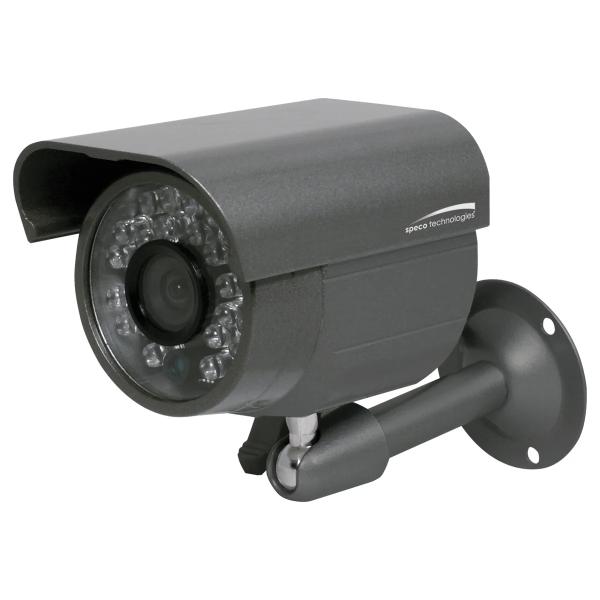 Speco Technologies SPE-CVC617T 2MP HD-TVI IR Bullet Camera, 3.6mm fixed lens, Grey Housing, TAA