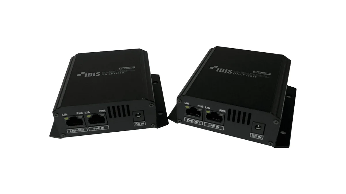IDIS DA-LP1101R Long reach PoE extender - Receiver