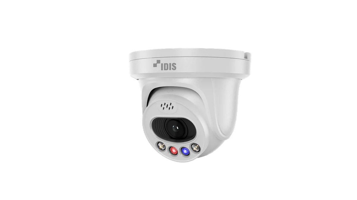 IDIS DC-D1414WEG 4M Turret Dome Camera, 2.8mm 12vdc, PoE IEEE 802.3af 9.5W