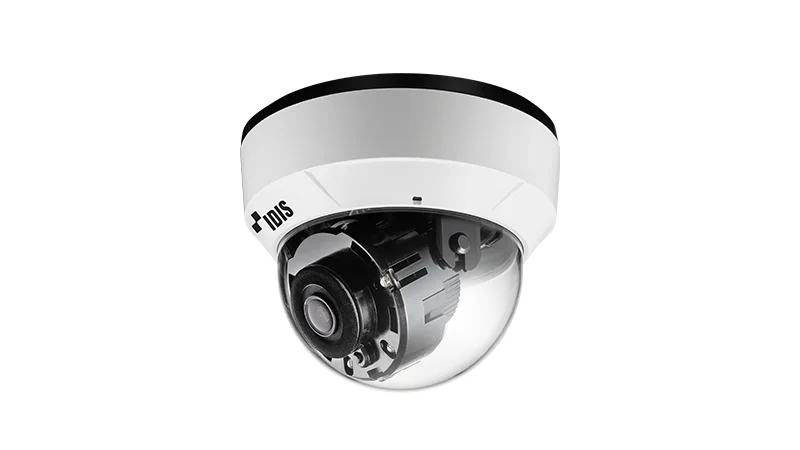 IDIS DC-D4517RXP4.3 5M PoE Extender Indoor Dome Camera, 4.3mm,PoE IEEE 802.3at (Class 4), H.265