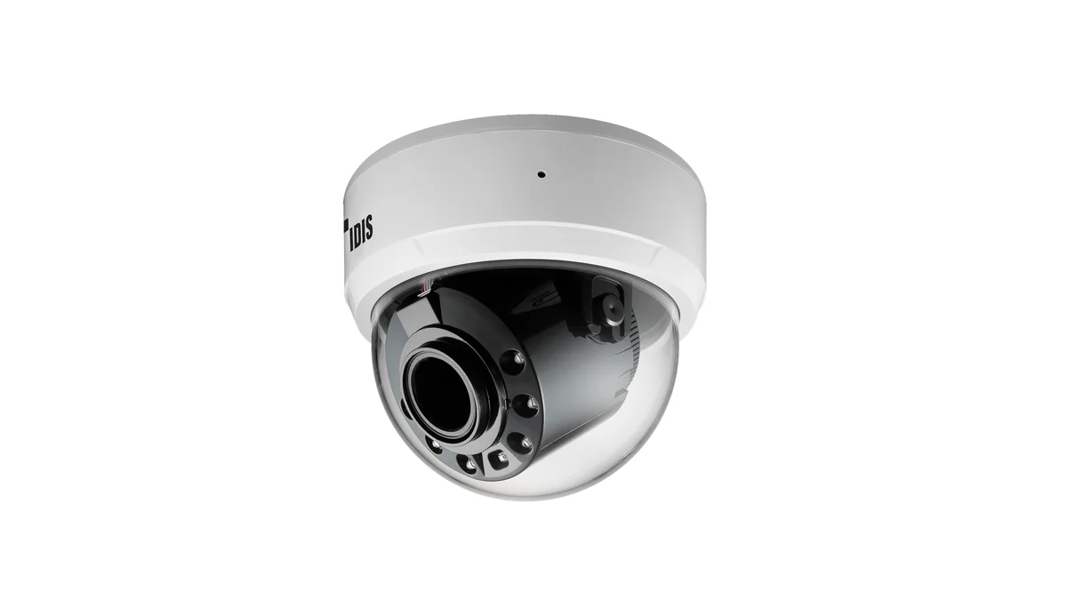 IDIS DC-D4536RX-W 5M Indoor IR Dome Camera,3.0 ~ 13.5mm,PoE (IEEE 802.3af Class 3), H.265, white base