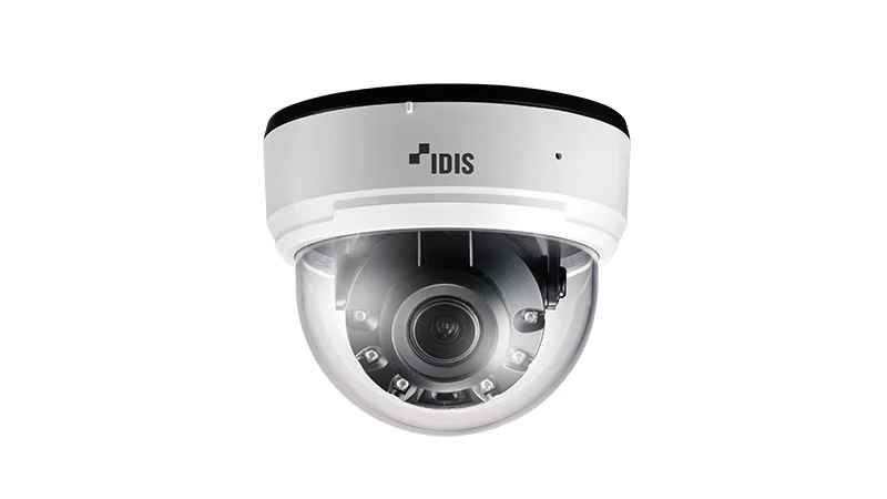 IDIS DC-D4538RA 5M Indoor AI Dome Camera (LightMaster NIR), 2.7 ~ 13.5mm, PoE (IEEE 802.3af Class 3), H.265