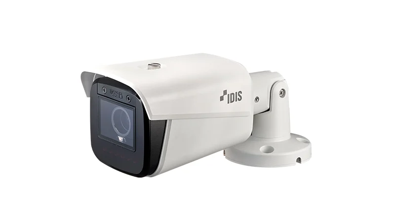 IDIS DC-T4238HRA 2M AI Bullet Camera (LightMaster NIR), 2.8 ~ 12mm, IR 164ft., 12VDC, PoE IEEE 802.3af (Class 3), H.265, Audio In/Out