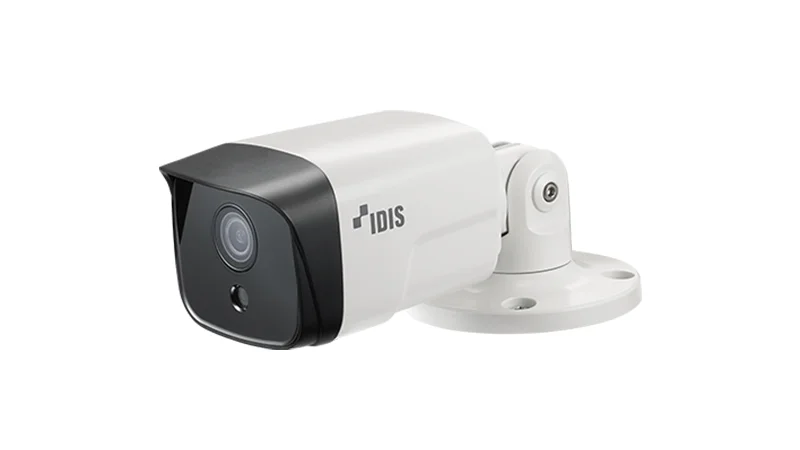 IDIS DC-T4811WRX3.3 8M Bullet Camera,3.3mm, IR 98.4ft., PoE (IEEE 802.3af Class 3), H.265, Audio In/Out