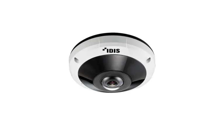 IDIS DC-Y6516WRX-W 5M 360 Vandal Outdoor Camera, 1.5mm, IR 65ft., PoE (IEEE 802.3af Class 3), H.265, Audio MIC In/Out, White Base