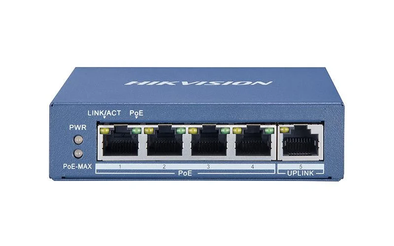 Hikvision DS-3E0505P-E Unmanaged,4Gigabit PoE ports