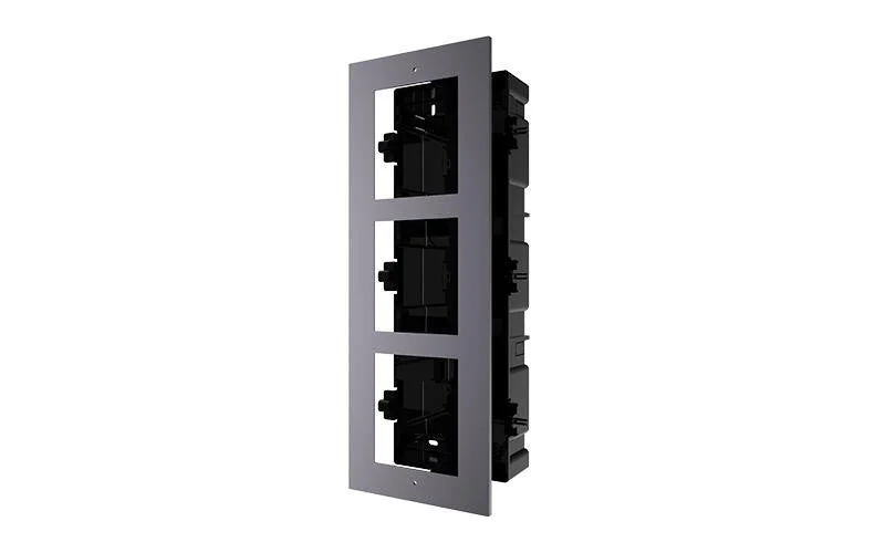 Hikvision DS-KD-ACF3/Plastic 3 Module Flush Plastic Mount