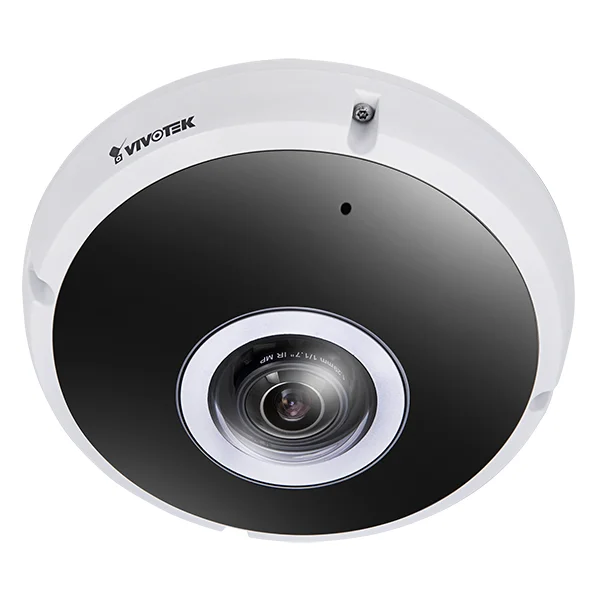 Vivotek FE9391-EV-V2-M12(M) Mobile M12 12MP AI Fisheye Camera 20M IR Outdoor WDR Pro