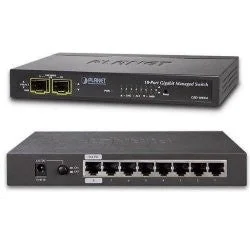 Planet GSD-1002M 8-Port 10/100/1000Mbps + 2-Port 100/1000X SFP Managed Desktop Switch