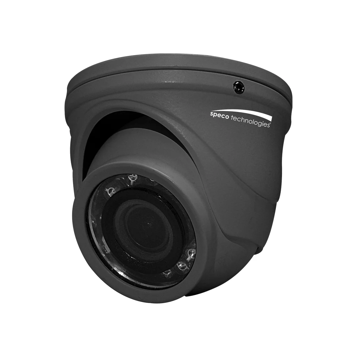 Speco Technologies SPE-HT471TG 4MP HD-TVI Mini IR Turret with 2.9mm lens , Grey Housing, TAA