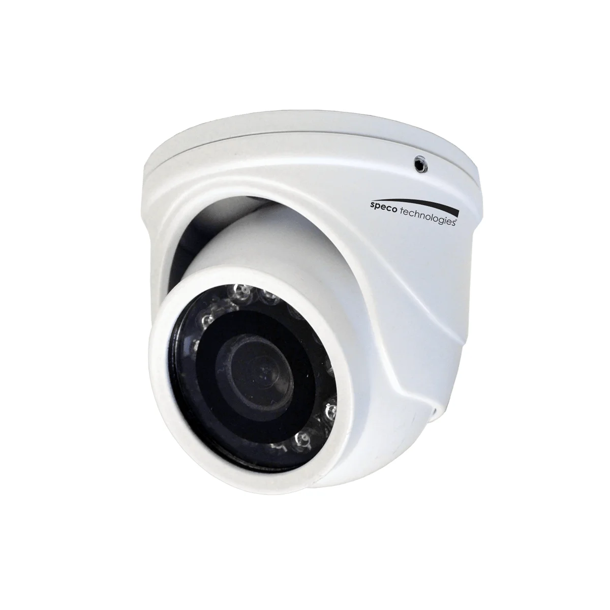 Speco Technologies SPE-HT471TW 4MP HD-TVI Mini IR Turret with 2.9mm lens , White Housing, TAA