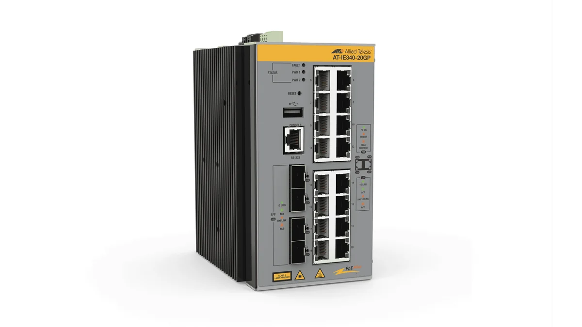 Hanwha HV-IE340-20GP-980 16 x Gigabit Ethernet PoE+ Total 240W (16 PoE at/af) (L)