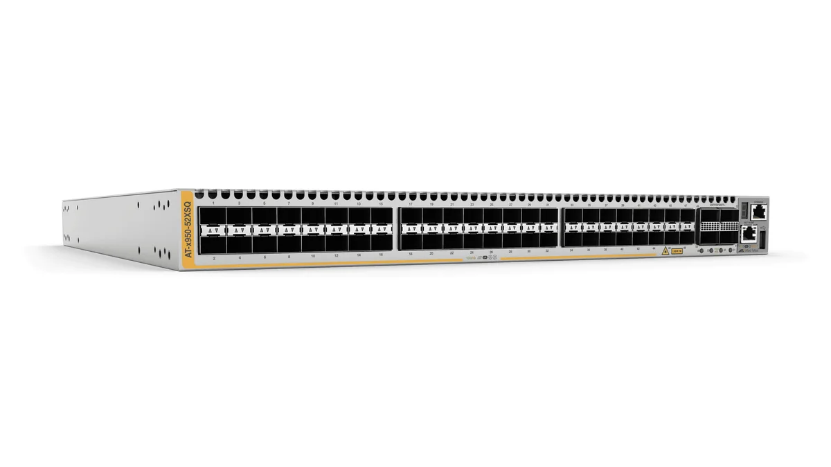 Hanwha HV-x950-52XSQ-900 Top of the Rack switch fiber aggregator with advanced L3, Dual Hotswap PSU switch
