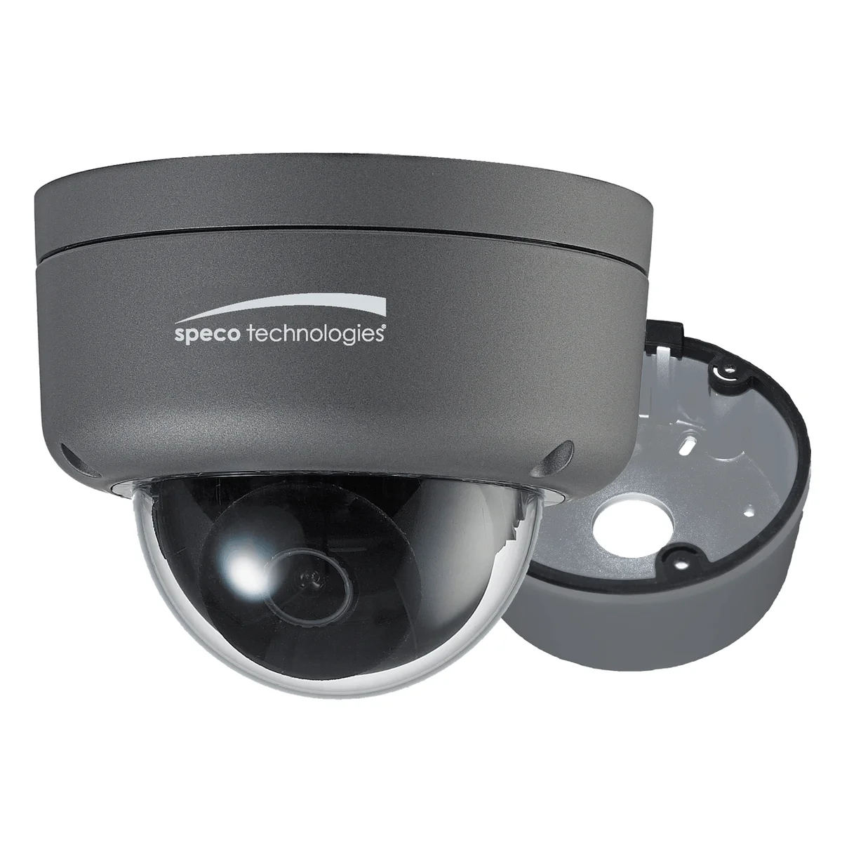 Speco Technologies SPE-HiD8 2MP Ultra Intensifier HD-TVI Dome Camera, 3.6mm lens, Included Junction Box, Dar
