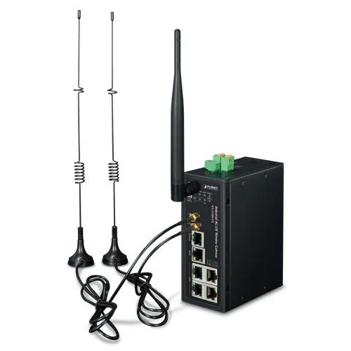 Planet ICG-2510W-LTE-US Industrial 4G LTE Cellular Wireless Gateway with 5-Port 10/100/1000T