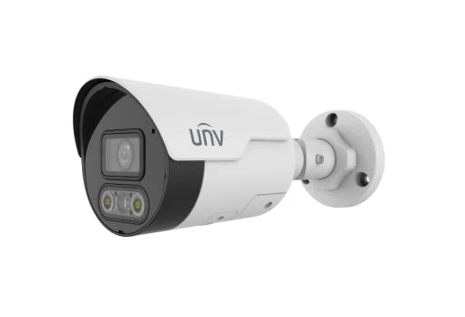 Uniview IPC2128SR-ADF28KMC-DL-H 8MP Dual Light Fixed Bullet, 2.8mm, Built-in Mic & Speaker