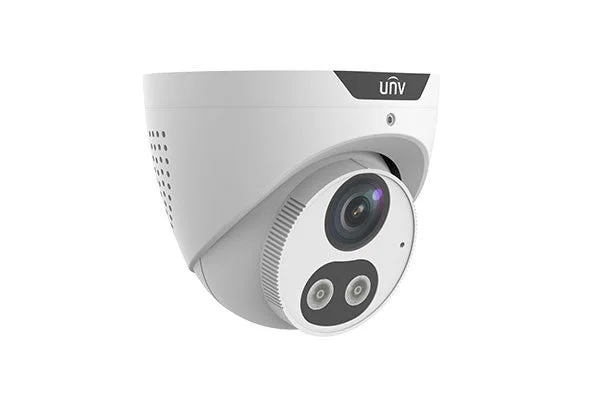 Uniview IPC3615SB-ADF28KMC-I0 5MP Active Deterrence Turret, 2.8mm