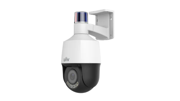 Uniview IPC6314LWH-AX5C-VG2  4MP Active Deterrence Wise-ISP Plastic PTZ Camera (2.7mm-13.5mm,Audio&Alarm, Two-Way Audio, Starlight, Auto Tracking)