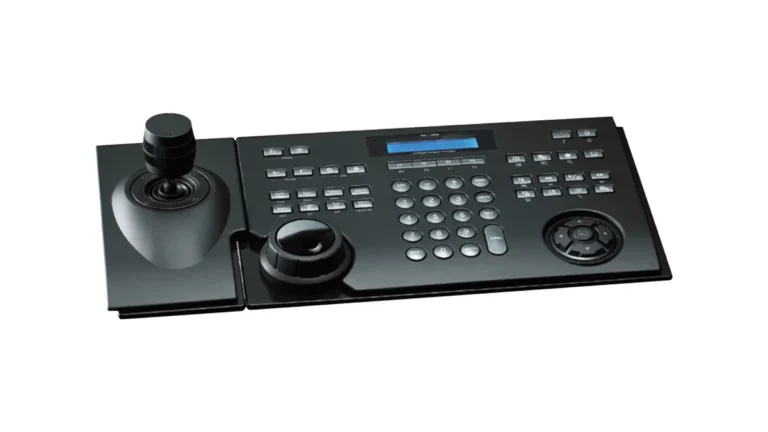 IDIS NK-1200 Keyboard Controller, Network, Ethernet, (2) RS485, (1) each: USB 2.0, USB 3.0, PoE, over 70 protocols.