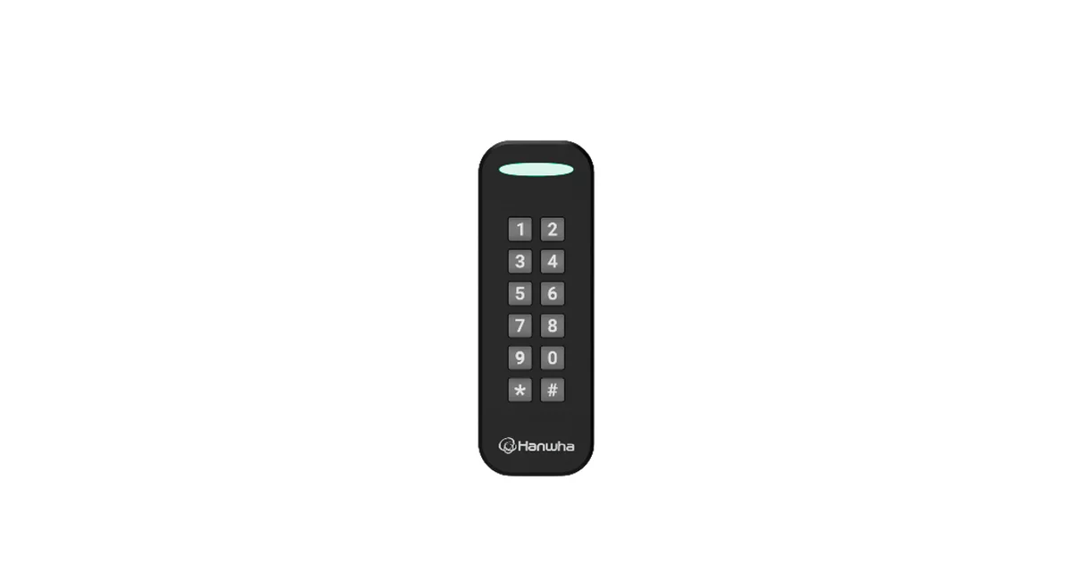 Hanwha NOD-AX15S Mullion Mount Credential Reader