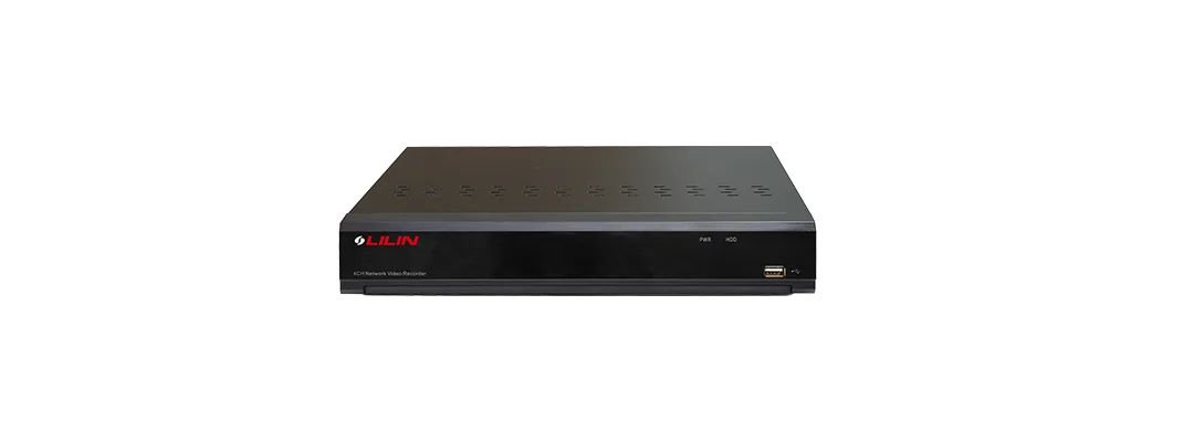 LILIN NVR6104E-V No Storage  4 CH PoE 4K Standalone Network Video Recorder