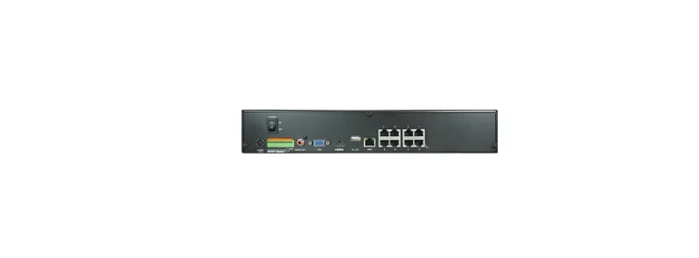 LILIN NVR6208E-1X8TB 8 CH PoE 4K Standalone Network Video Recorder