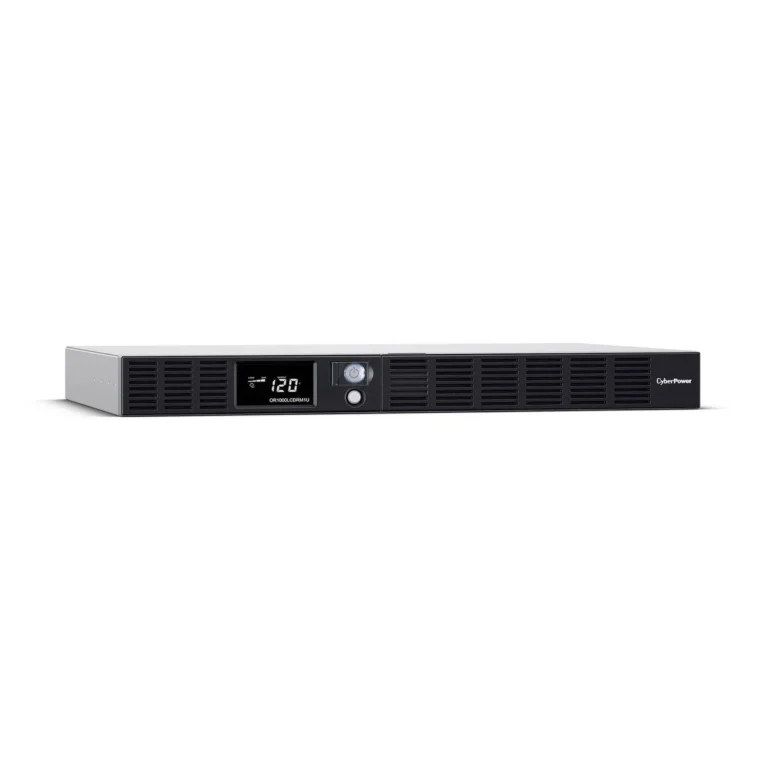 CyberPower OR1000LCDRM1U 1000VA/600W 1U Rackmount UPS, 6 NEMA 5-15R Outlets, NEMA 5-15P Plug