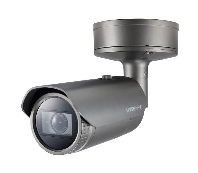 Hanwha PNO-A9081RLP 4K IR Bullet AI camera with Wisenet Road AI