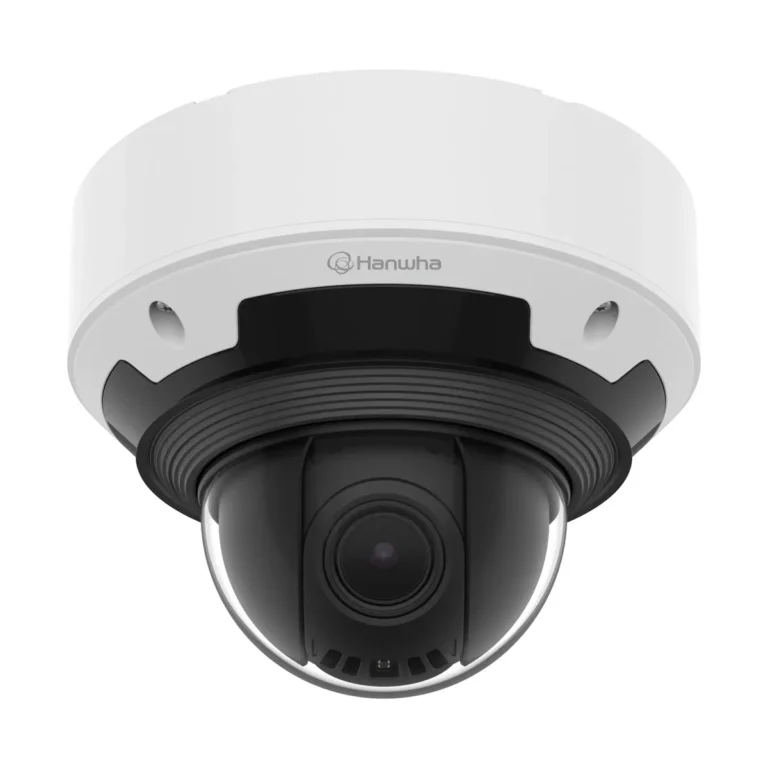Hanwha PNV-A7082RZ 4MP IR Outdoor Vandal Dome AI, PTRZ Camera