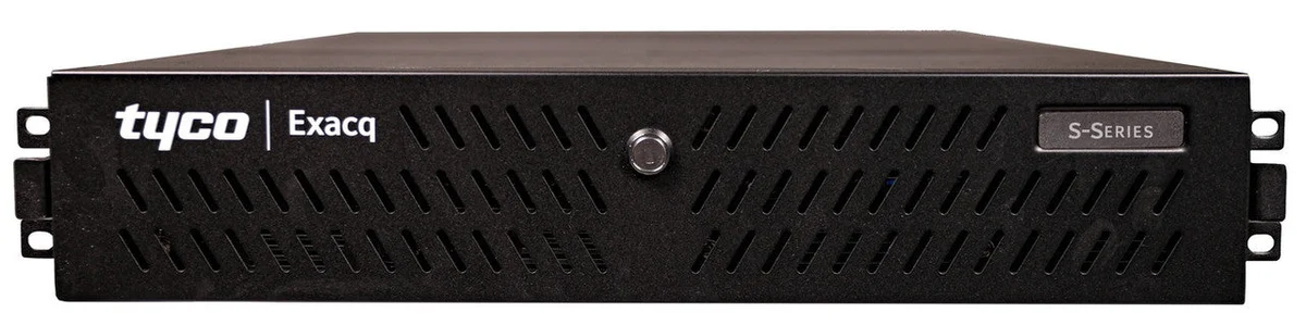 Exacq S-64T-2U-2 Rackmount 2U storage server, 1,500Mbps archiving rate (2,000Mbps with optional quad NIC)