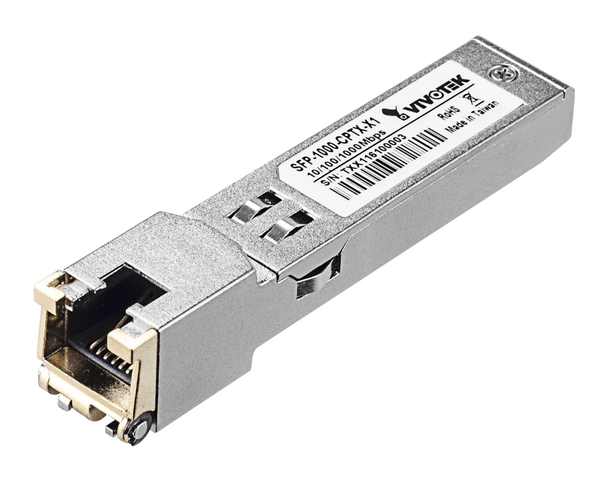 Vivotek SFP-1000-CPTX-X1 Gigabit SFP to RJ45 Module