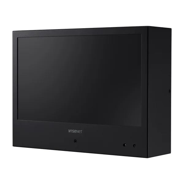 Hanwha SMT-1030PV 10″ PoE+ Public View Monitor (Black) With 2 Megapixel Camera