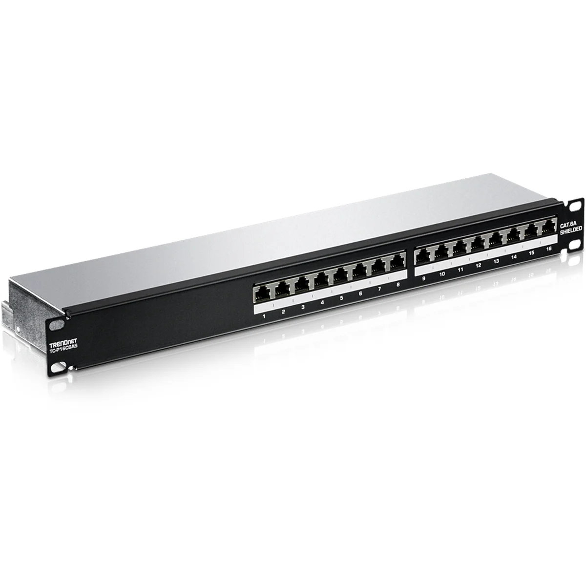 TRENDnet TC-P16C6AS 16-Port Cat6A Shielded Patch Panel