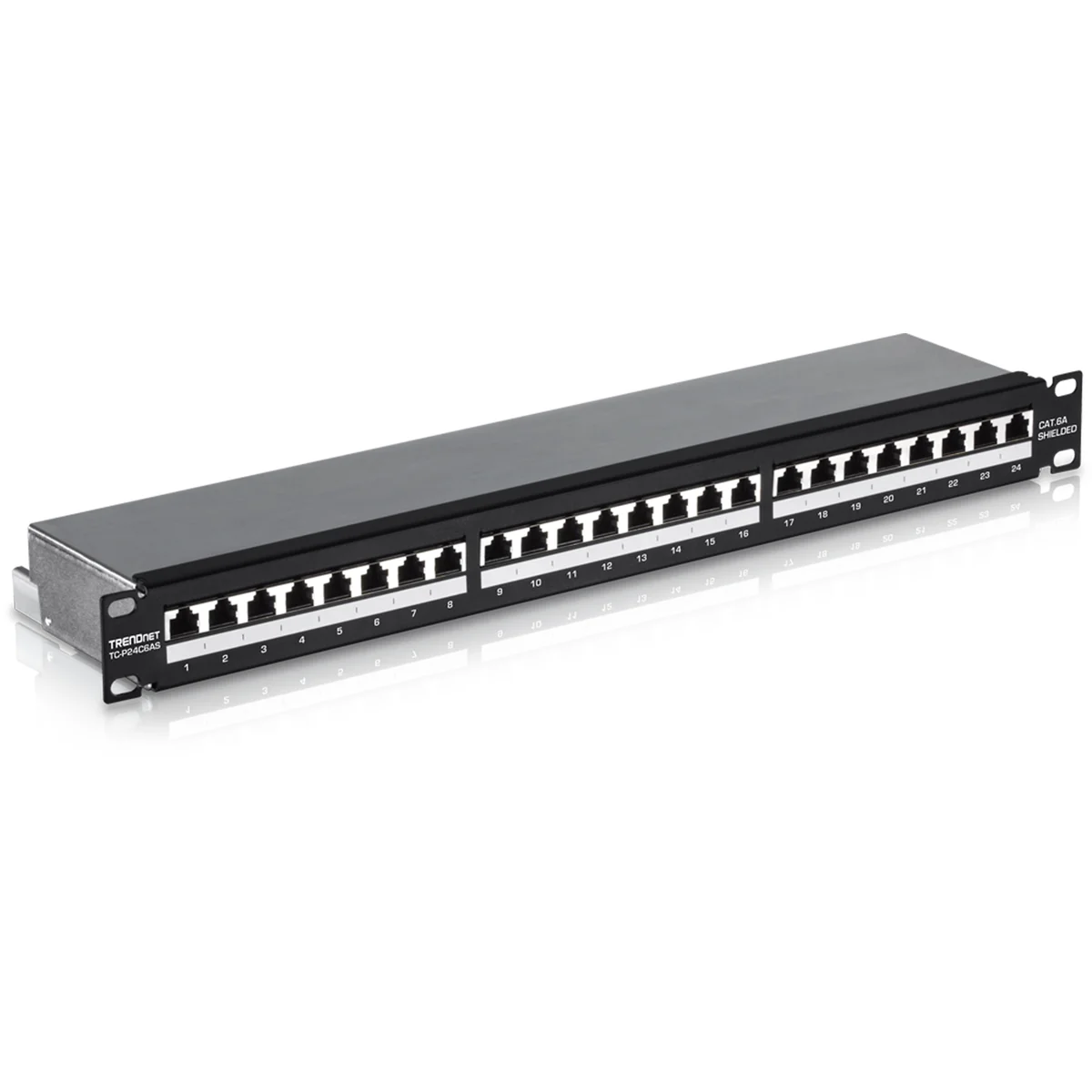 TRENDnet TC-P24C6AS 24-Port Cat6a Shielded Patch Panel