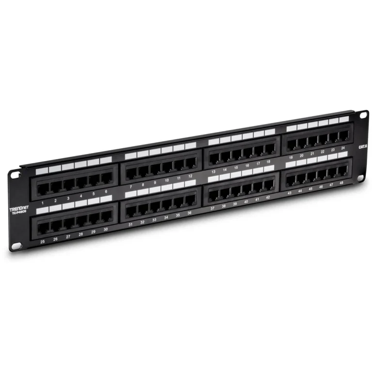 TRENDnet TC-P48C6 Cat6 48-Port Unshielded Patch Panel