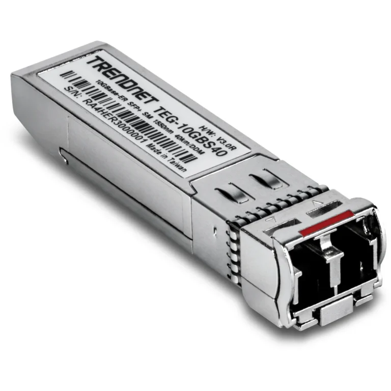 TRENDnet TEG-10GBS40 10GBASE-LR SFP+ Single Mode LC Module (40KM with DDM)