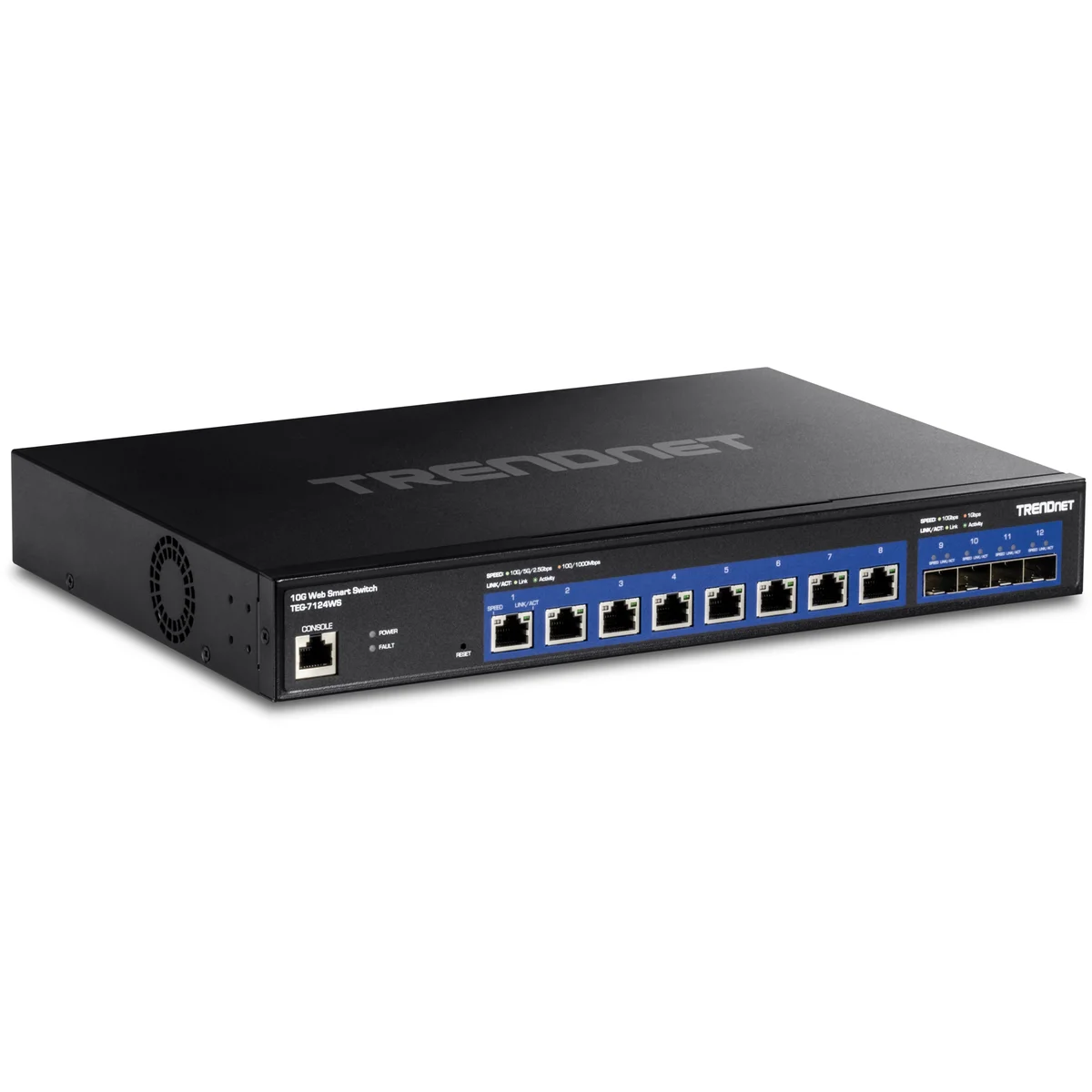 TRENDnet TEG-7124WS 12-Port 10G Web Smart Switch