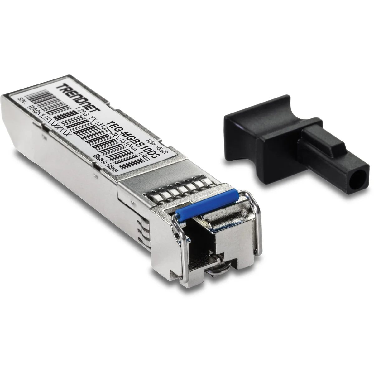 TRENDnet TEG-MGBS10D3 Mini-GBIC Dual Wavelength Single-Mode LC Module 1310(10KM)