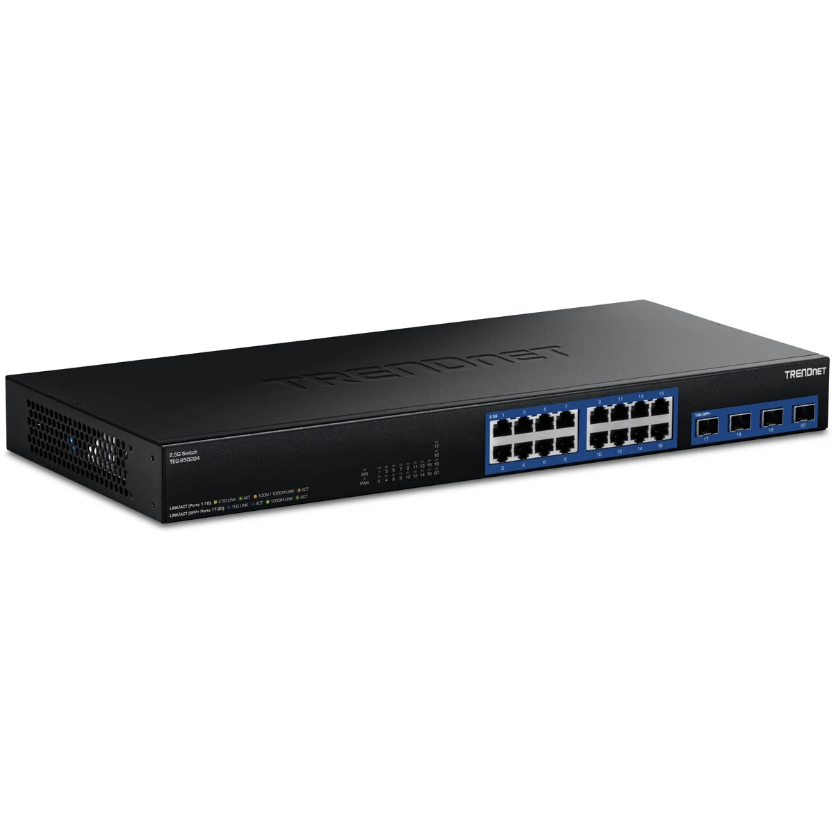 TRENDnet TEG-S50204 20-Port 2.5G Switch with 10G SFP+ Ports