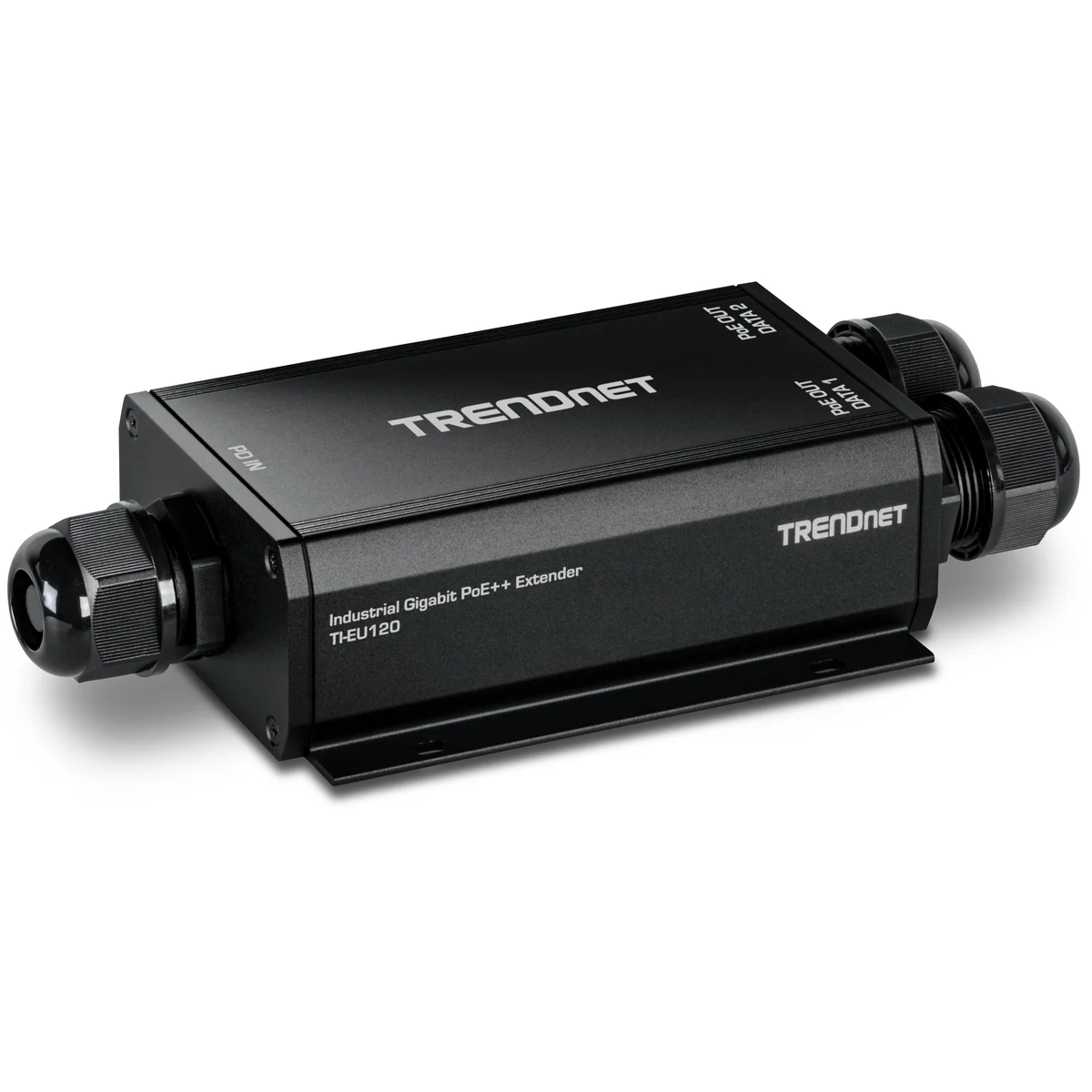 TRENDnet TI-EU120 2-Port Industrial Outdoor Gigabit UPoE Extender