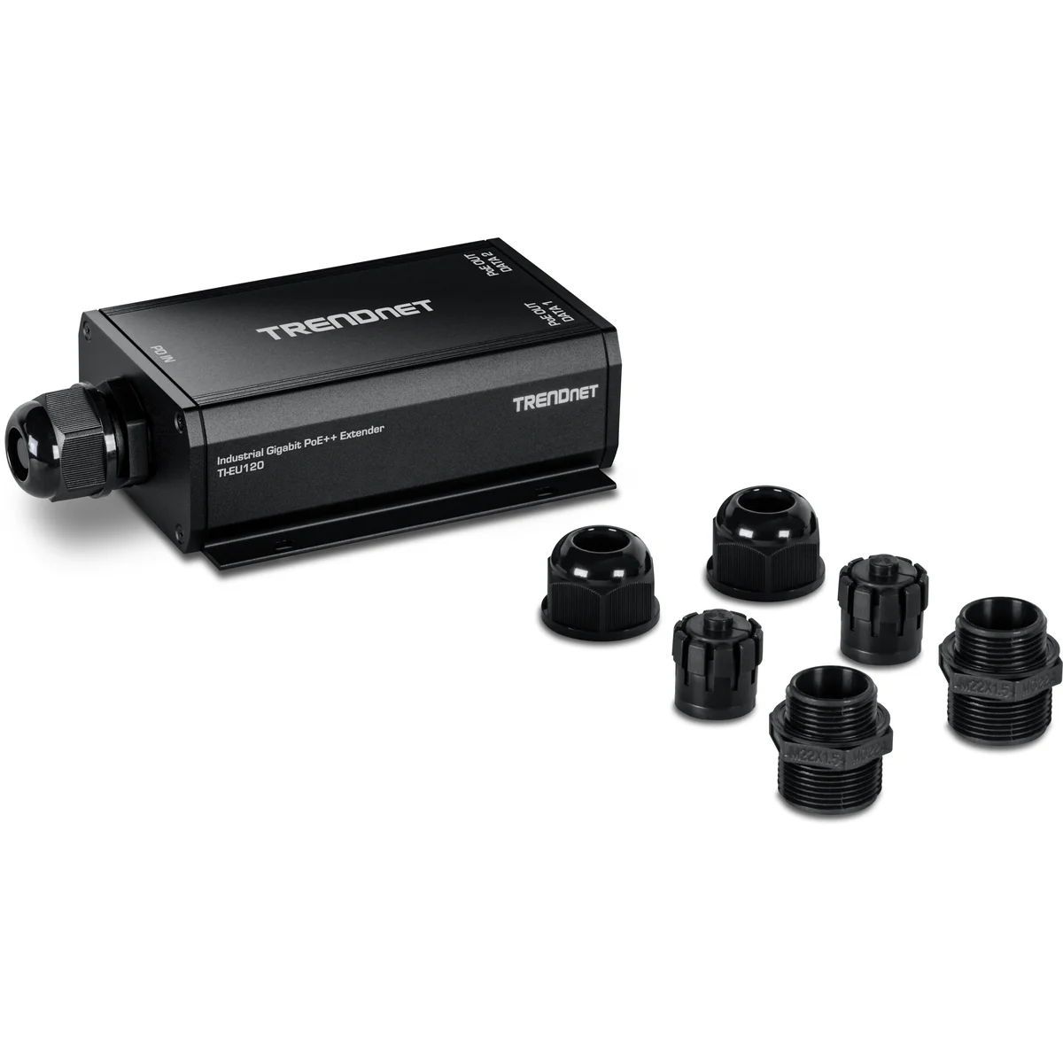 TRENDnet TI-EU120 2-Port Industrial Outdoor Gigabit UPoE Extender - Image 8