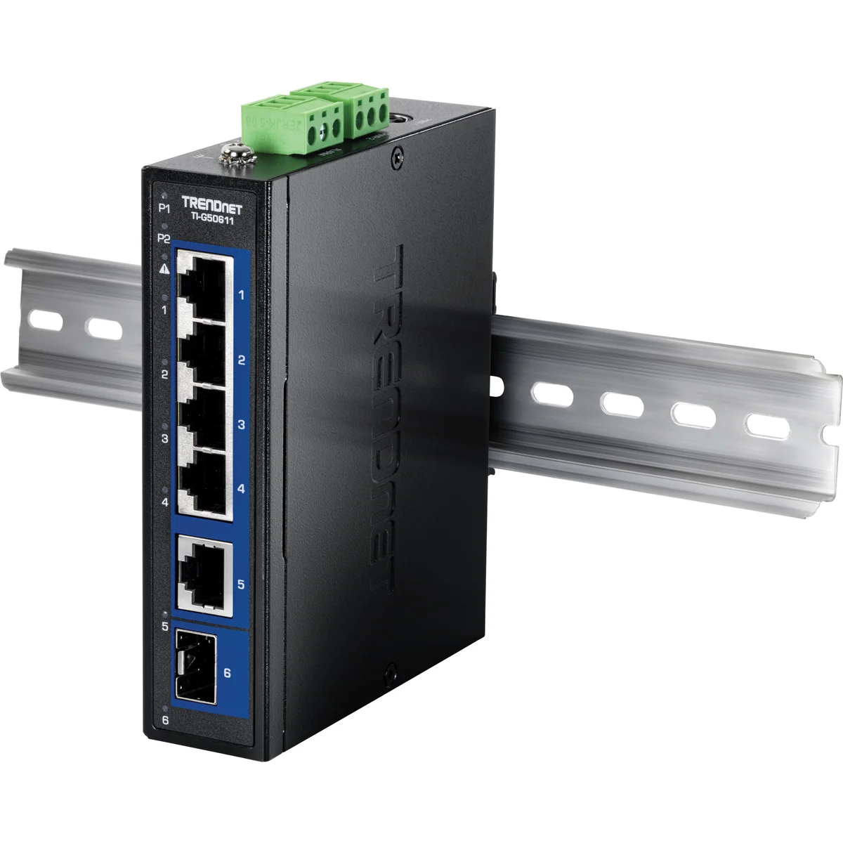 TRENDnet TI-G50611 6-Port Industrial 2.5G DIN-Rail Switch with 10G Ports - Image 5