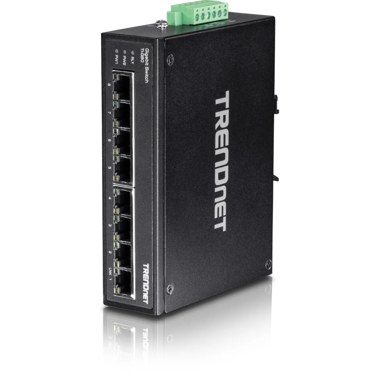 TRENDnet TI-G80 8-Port Hardened Industrial Gigabit Switch